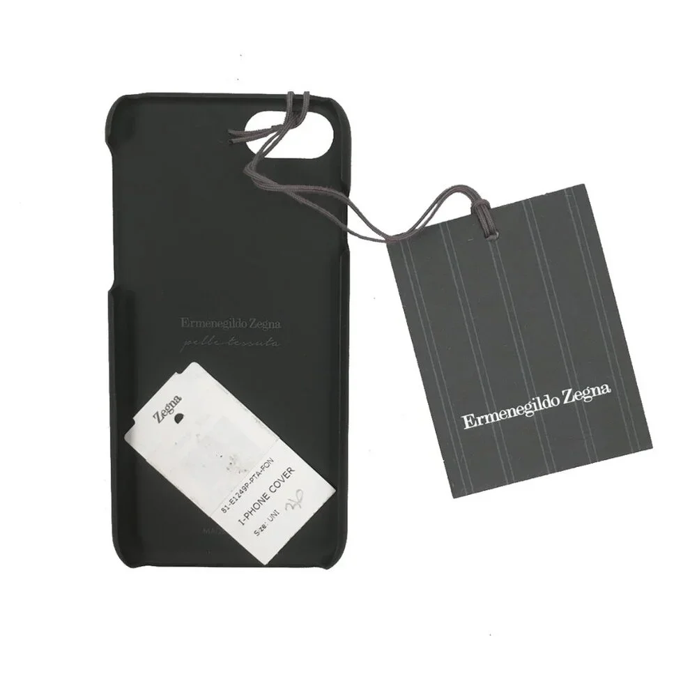 NEW $495 Ermenegildo Zegna Pelle Tessuta Leather iPhone Case!  iPhone 6 6S 7 8